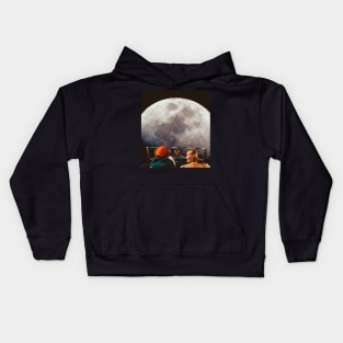 Road trip to the moon Kids Hoodie